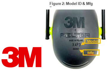 Terugroepactie 3M Peltor X4-serie oorkappen